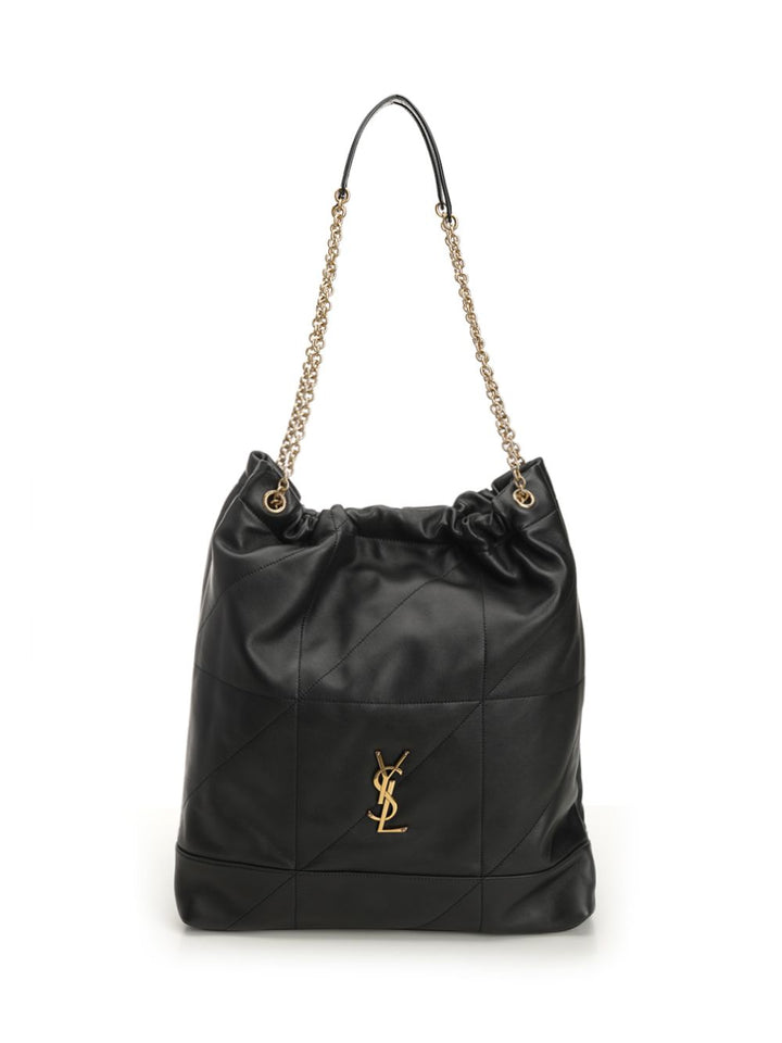 Saint Laurent Pochon Jamie Shoulder Bags - Nero | 6c0a134abbf27108f8ab62a646bb488f77fc5424