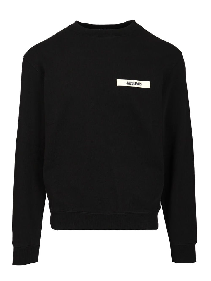 Jacquemus Cotton Sweatshirt Sweatshirts - Nero | 78cf0aa124b4d5577a6e0caa6695d73bc83e6ad6