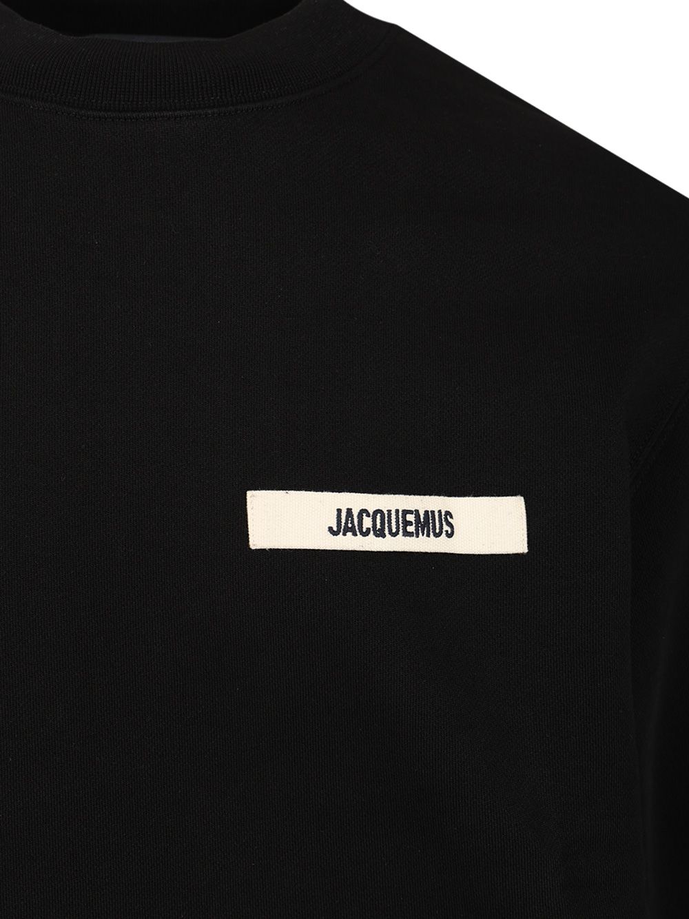 Jacquemus Cotton Sweatshirt Sweatshirts - Nero | 0c6c5f10473bd24d48a8fe575773a45733049b05