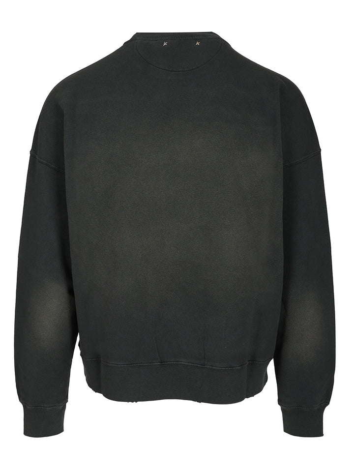 Golden Goose Deluxe Brand Crewneck Sweatshirt Sweatshirts - Nero | e07595178a753a6c50fb6b739b30d9dceb8ba29c
