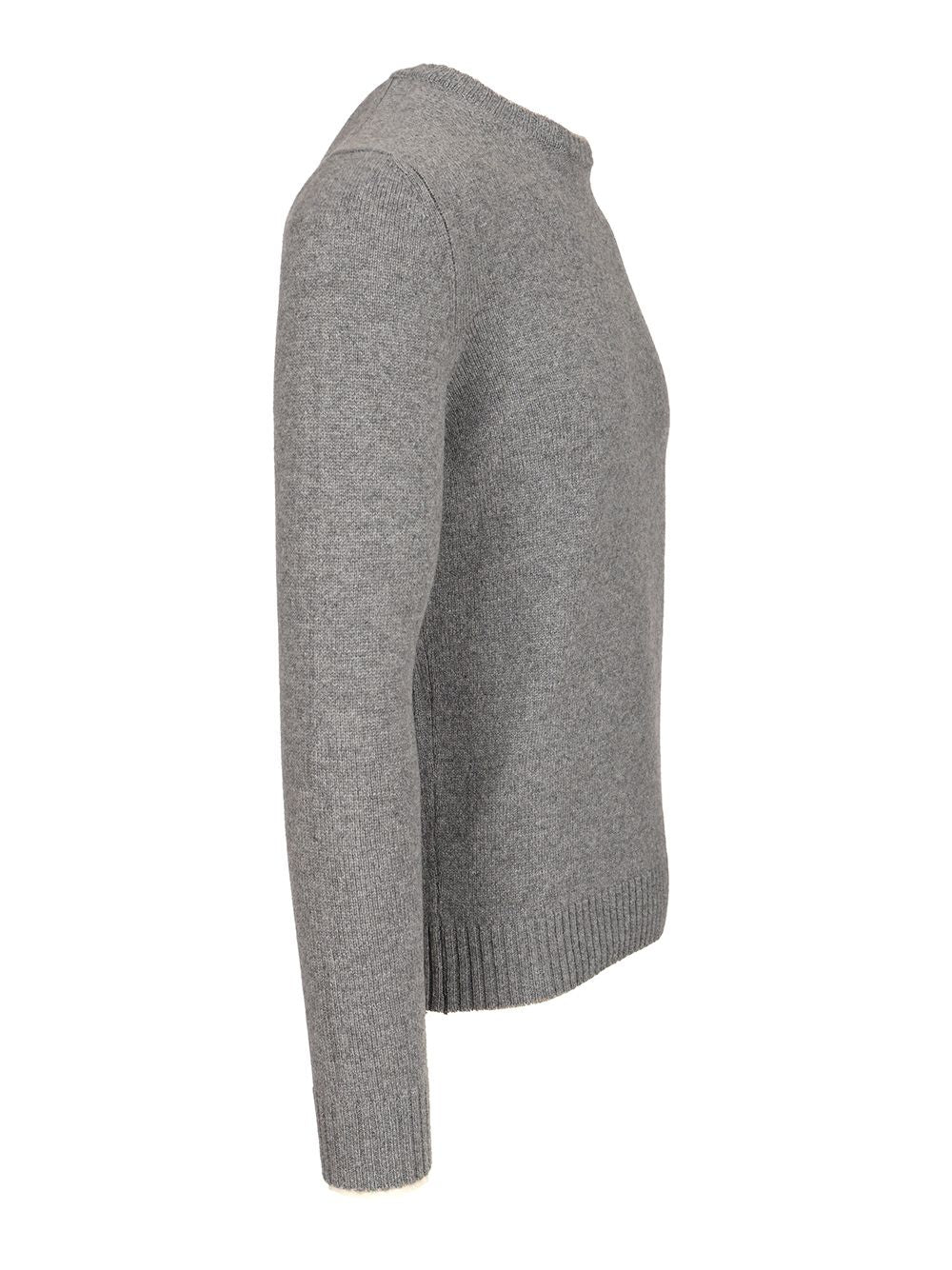Al Duca D'Aosta Crewneck Sweater Knitwear - Grey | 372c8d98fd7473ec129fa0044d8f8a496aca820e