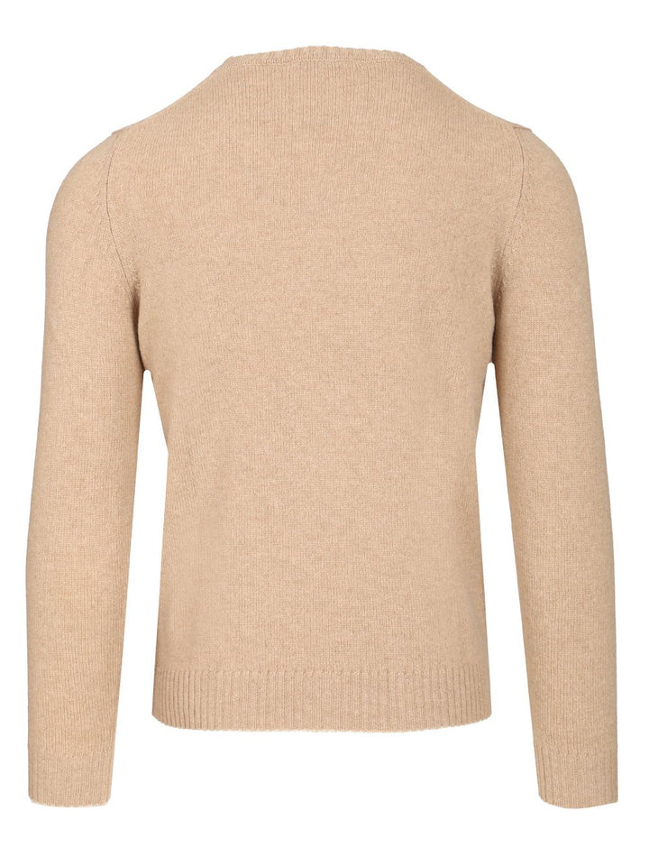 Al Duca D'Aosta Crewneck Sweater Knitwear - Beige | 323b6af95ed589c68a9480880acca0a5a826389f