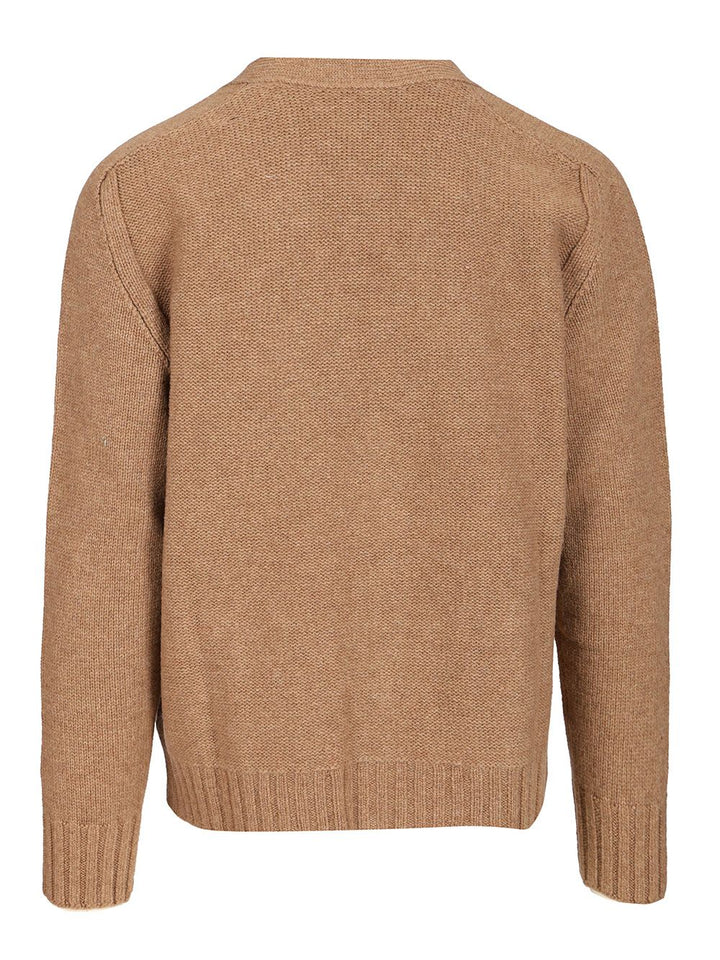Bottega Veneta Wool Cardigan Knitwear - Beige | a9284c4c2f7542321665322340775dc610158b69