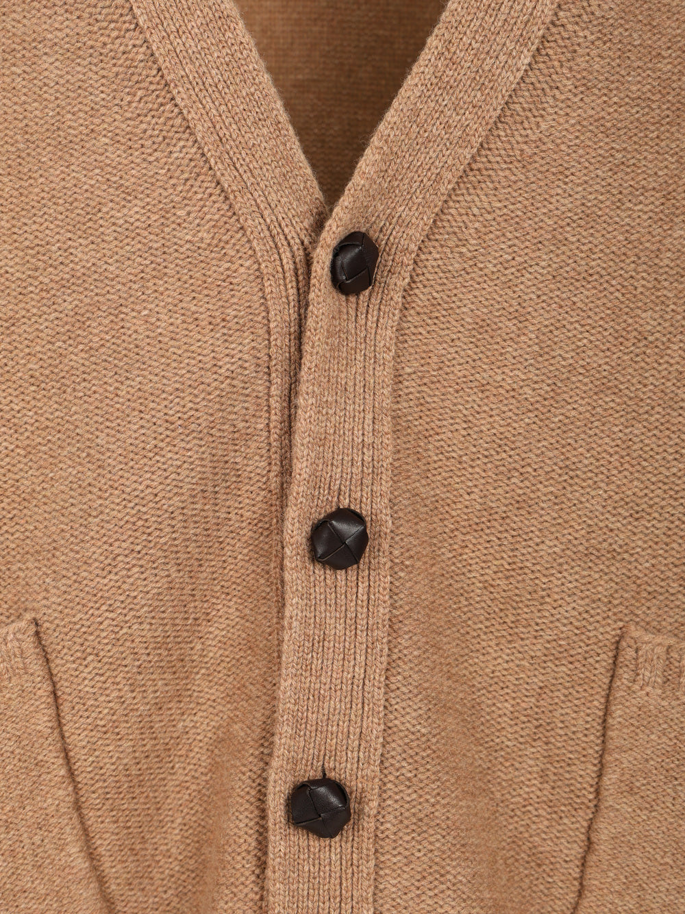 Bottega Veneta Wool Cardigan Knitwear - Beige | 42add73d843a5d79bb30492d8250e3a3ff19e186