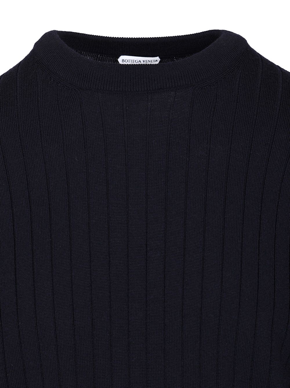 Bottega Veneta Ribbed Wool Sweater Knitwear - Blu | 1bc9874327558df94f588b379af87670311bdd89