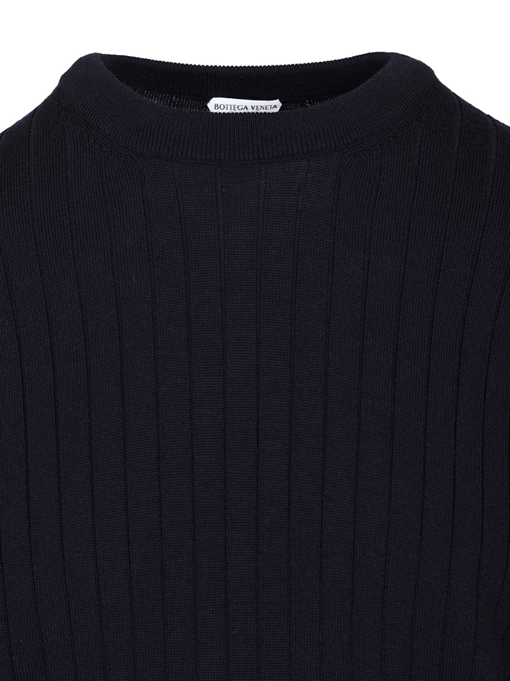 Bottega Veneta Ribbed Wool Sweater Knitwear - Blu | 79e3505a83ed907b2cf43e0d3ca35c5aeda30d43