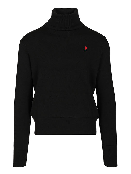 Turtleneck Sweater Knitwear Nero