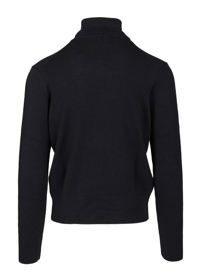 Ami Turtleneck Sweater Knitwear - Blu | 9eb7d8d9c64d2a44756d05db44b75fdb58ae2ad8