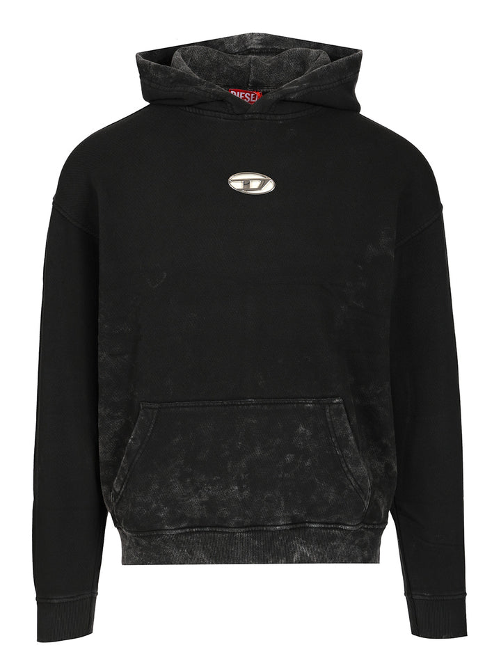 Diesel S-Boxt-Hood-T10 Sweatshirts - Nero | 18a879ad43797c2dfc3579946ad94f5ba2e51f83