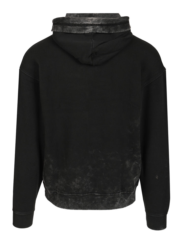 Diesel S-Boxt-Hood-T10 Sweatshirts - Nero | 8367a53e6e485a99be12ab9a84dacd9d51ba9941