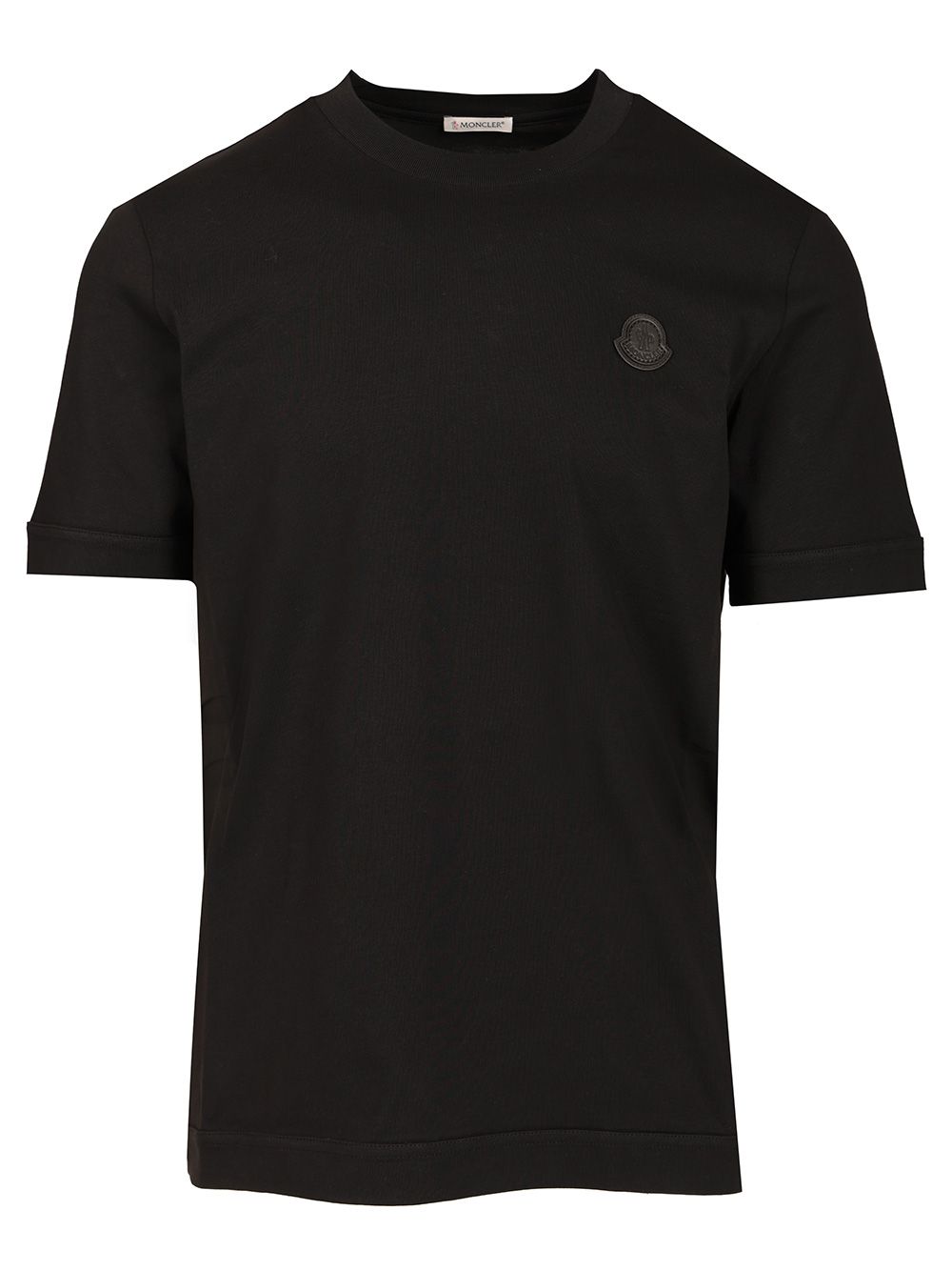 Moncler Cotton T-Shirt - Nero | e31dcaa0a3764374f0c2b2ec9800e9c49da3cf57