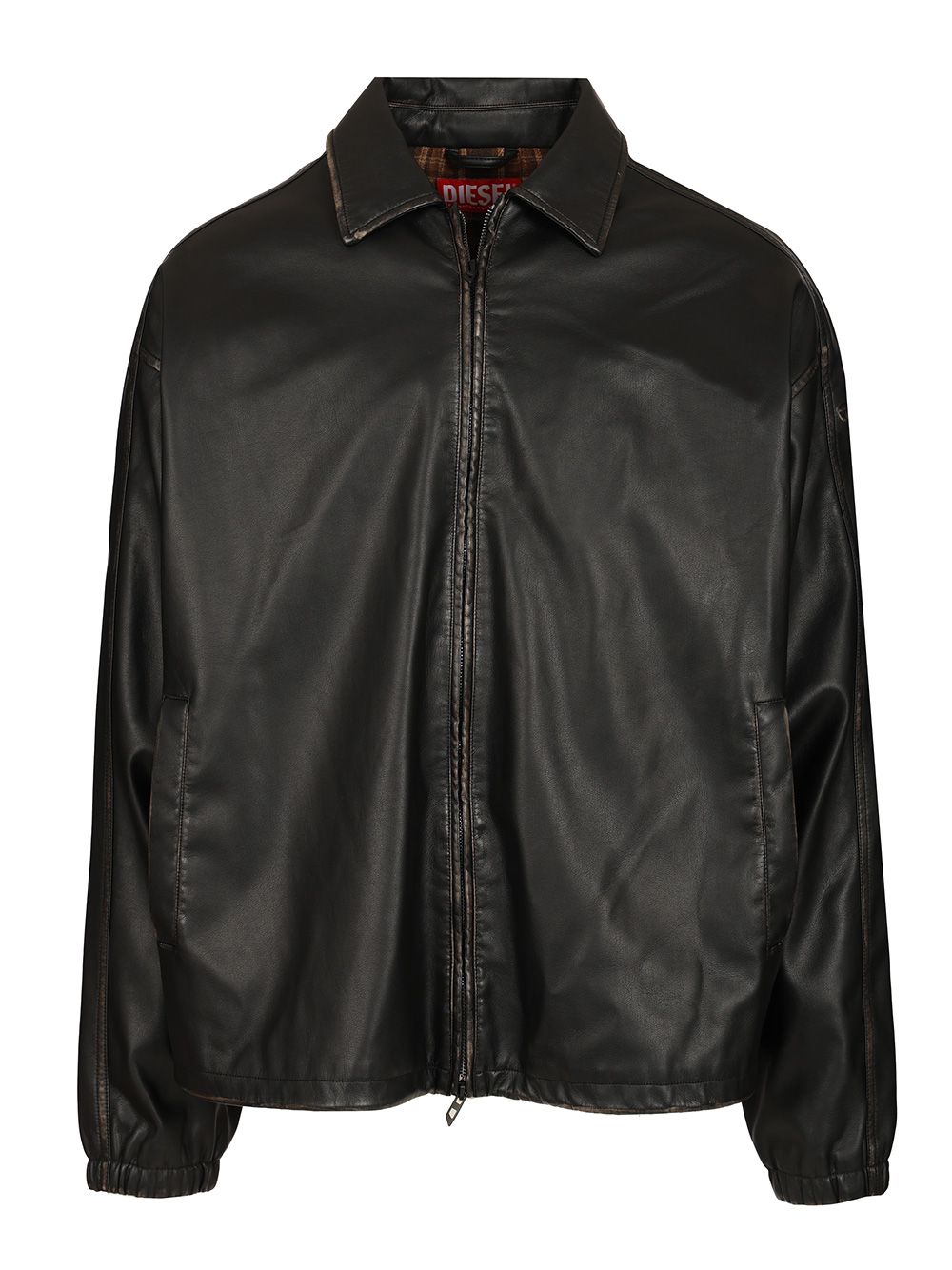 Diesel Distressed Technical Fabric Jacket Giacche - Nero | 9ac7c829f605147e854a99ca40acb45964ff300b