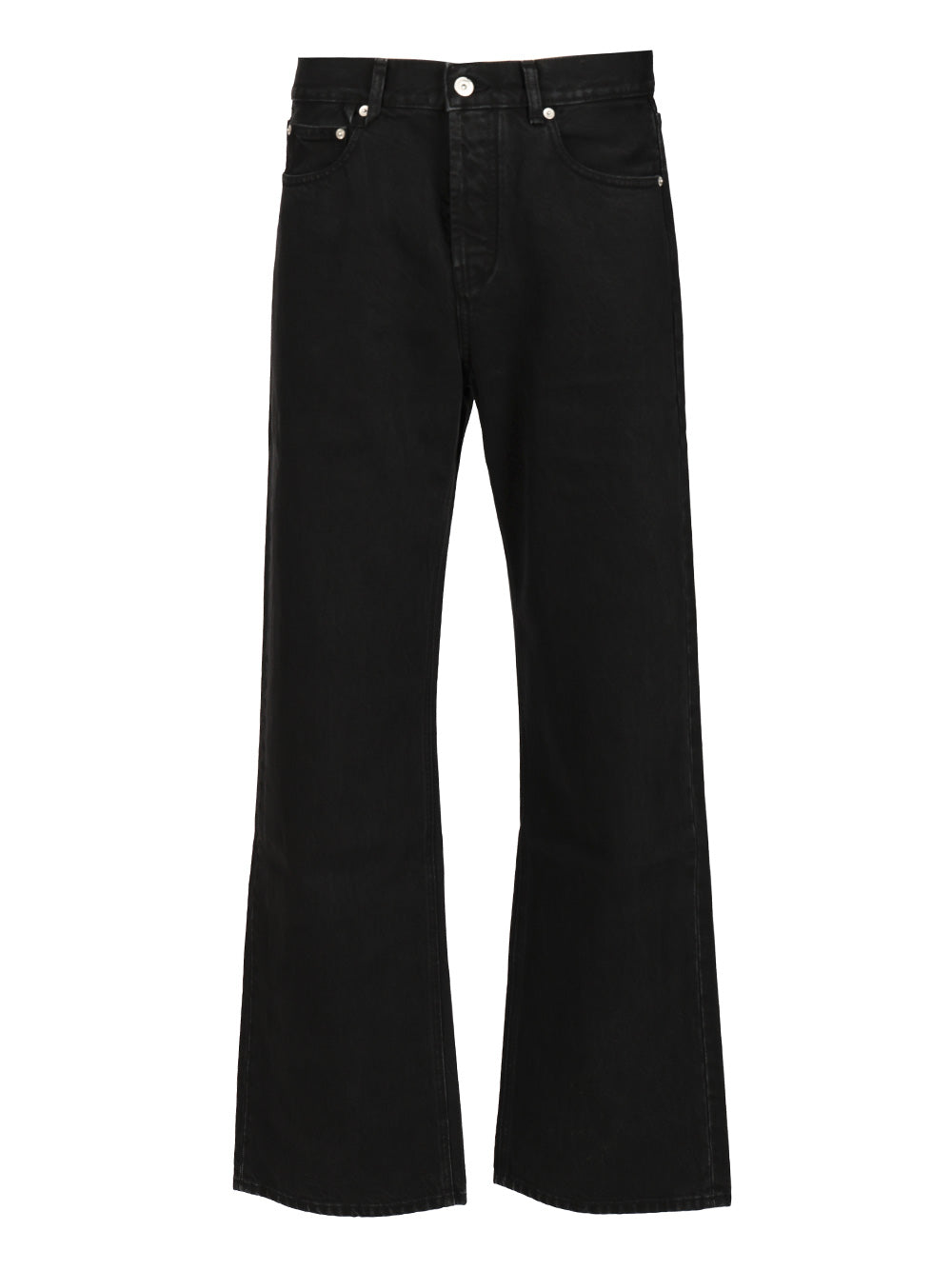 Jacquemus Straight  In De-Nîmes Denim Jeans - Nero | 653ce9bcea777363d361fe74a055dea9740d8b91