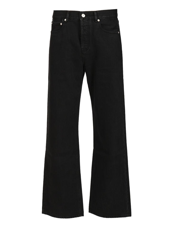 Jacquemus Straight  In De-Nîmes Denim Jeans - Nero | 653ce9bcea777363d361fe74a055dea9740d8b91