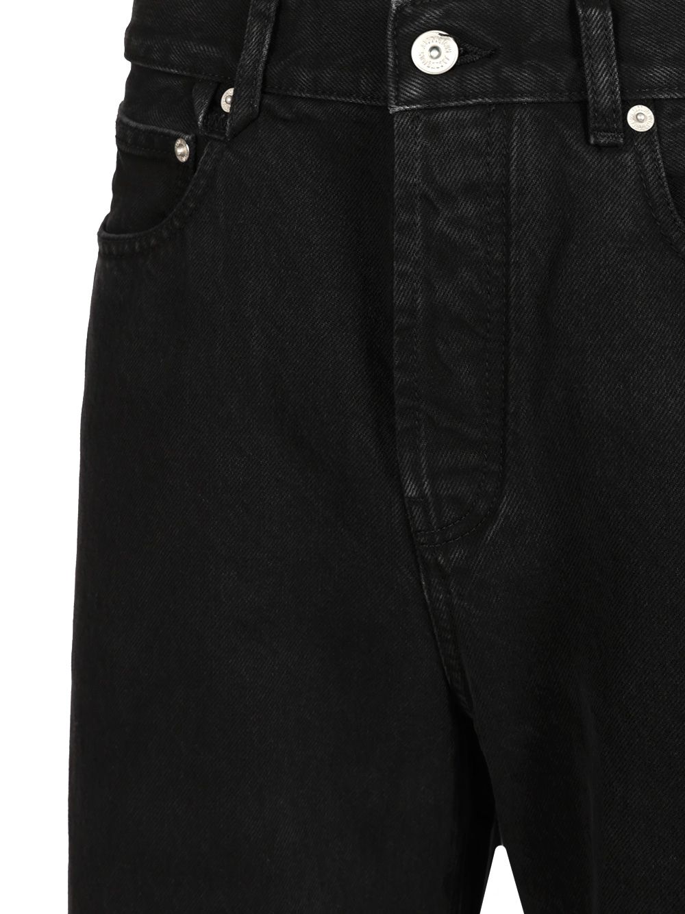 Jacquemus Straight  In De-Nîmes Denim Jeans - Nero | f19dd7aa67fbd2e630a34c5409fa44cb4174424c