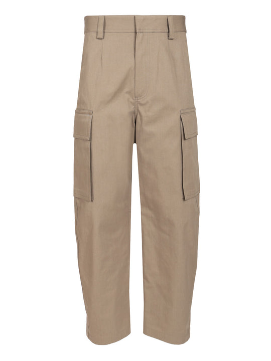Cargo Trousers Beige