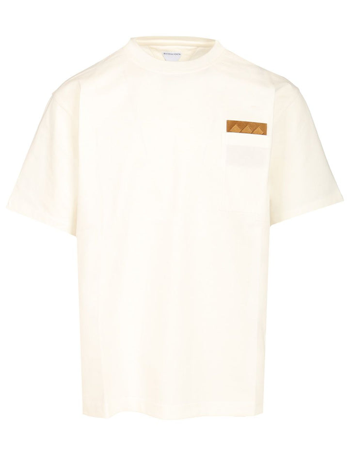 Bottega Veneta Pima T-Shirt - Bianco | dd4a9fef1caca97815ee7e7a64c0b47cbac2f7a9