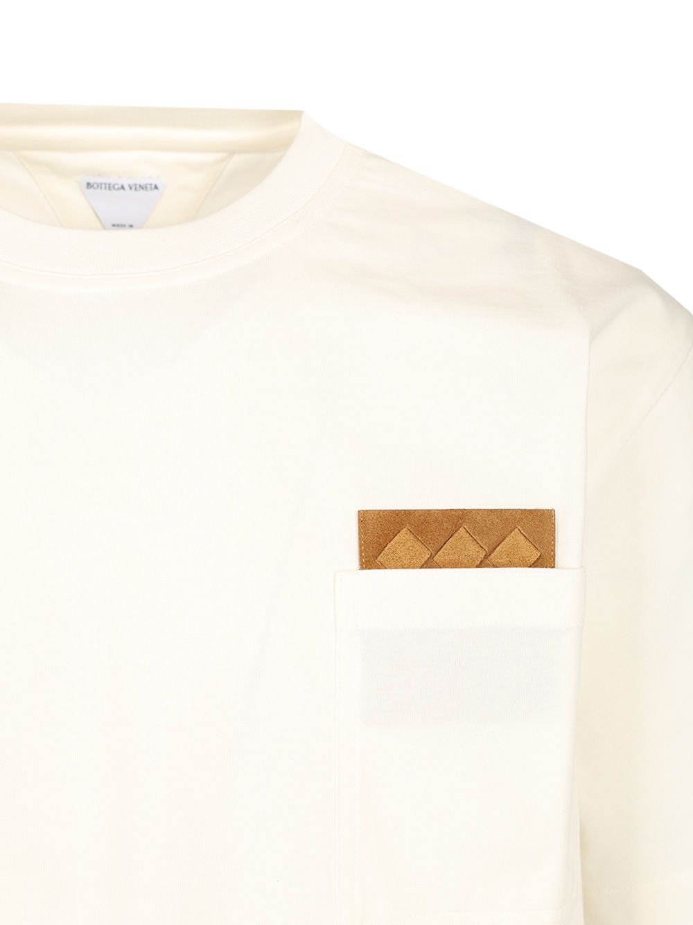 Bottega Veneta Pima T-Shirt - Bianco | bab0f3a4d4b9e31a9fc8096d0d7d606bcffefe86