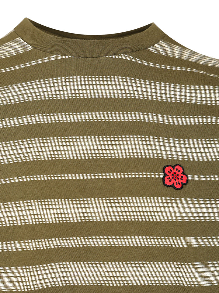 Kenzo Striped T-Shirt - Verde | 7565391ca22c20735b2e04d1b6bab90430c3e974