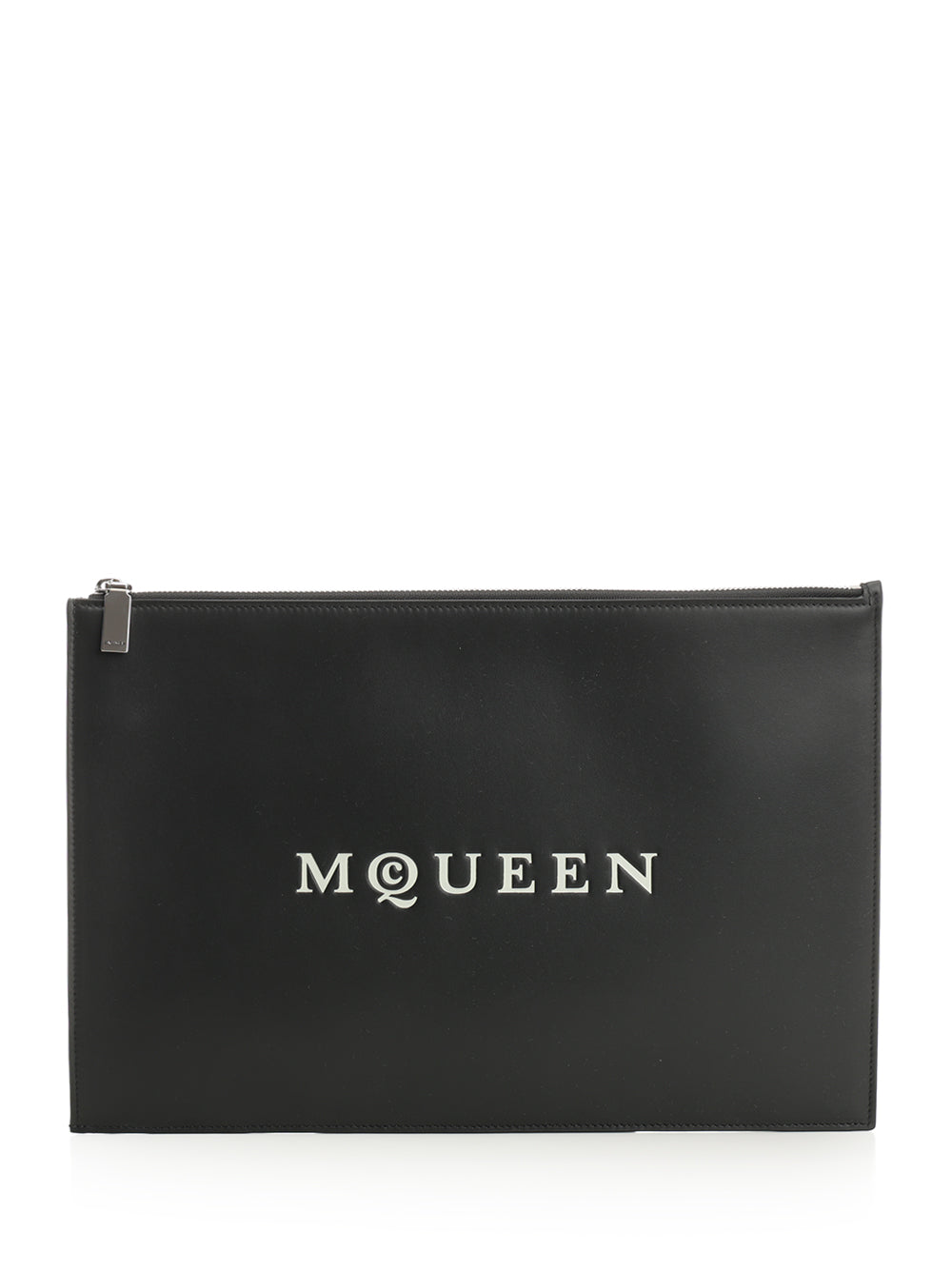 Mcqueen Mcqueen Black Leather Clutch Small leather goods - Nero | ff9c1a0a4e230c95bfae00d058059ed131fe32dc