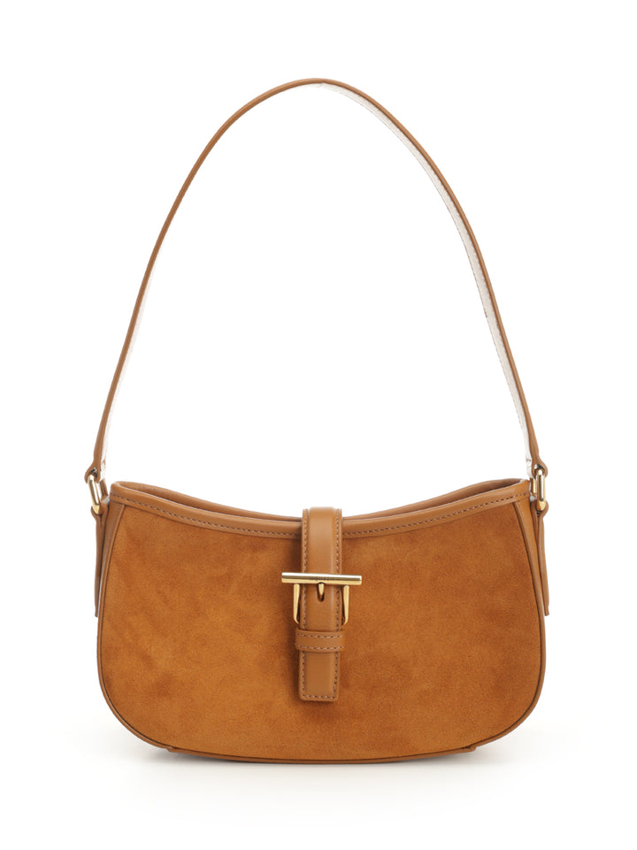 Mcqueen Mini T-Buckle Shoulder Bag Shoulder Bags - Beige | 708cac686db660b9633626288e9d0f11b3592c86