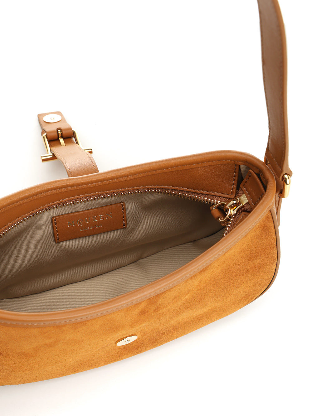 Mcqueen Mini T-Buckle Shoulder Bag Shoulder Bags - Beige | 06dfd44e41c77e814bc27085f6e586be464a2919