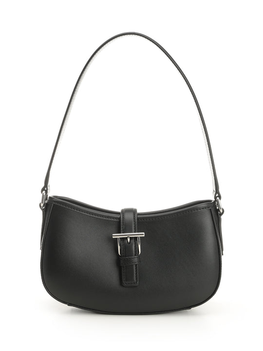 Mini T-Buckle Shoulder Bag Shoulder Bags Nero