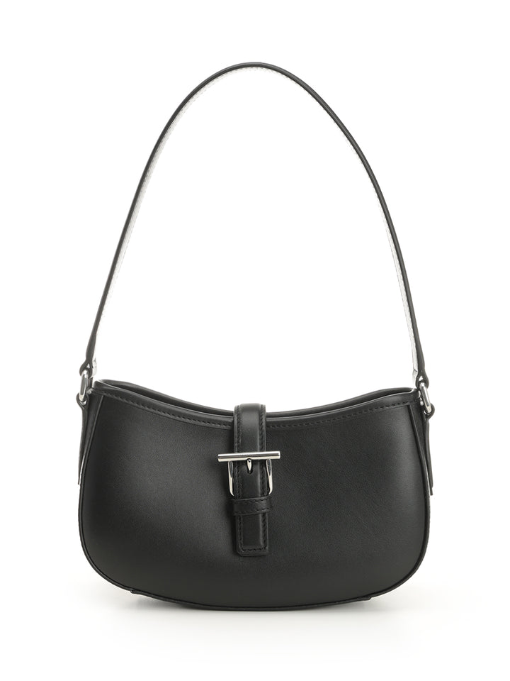 Mcqueen Mini T-Buckle Shoulder Bag Shoulder Bags - Nero | 073439a291e9a0f1621a03004861a6d67bb71046