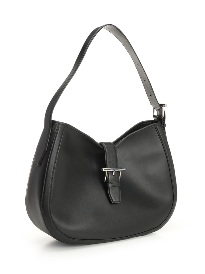 Mcqueen T-Buckle Shoulder Bag Shoulder Bags - Nero | 5fcd4c3117661265b2d82d0157a9e2b568c084e7
