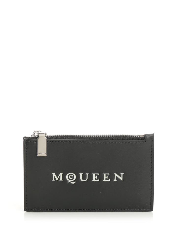 Mcqueen Mcqueen Card Holder Wallets - Nero | 338284e1ba6352a34ae30f909434b7ed7b97ac3a