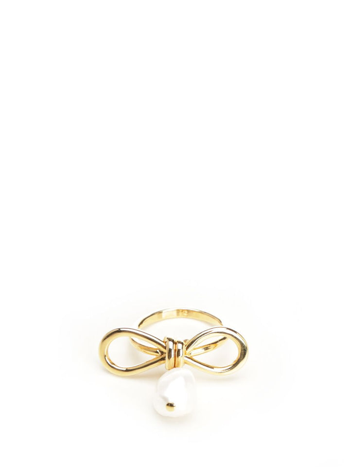 Marni Bow Ring With Pearl Gioielli - Oro | 8c2f6e49d83dd54a4f0ae5667c83e1401865d741