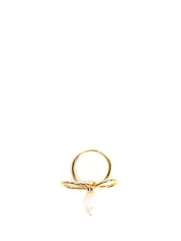 Marni Bow Ring With Pearl Gioielli - Oro | 0831d6e74d6a42f1a81b35a9760ad314787cfdce