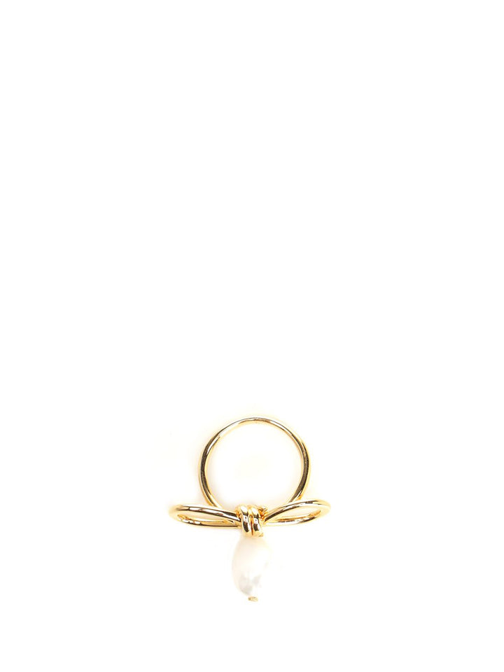 Marni Bow Ring With Pearl Gioielli - Oro | 5862f99d2dc5fe300202515043af1829b5c478b0