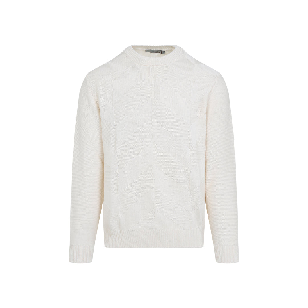 Canali Sweater - Bianco | 882f2ba9808582b21d466b3258622586a265df74
