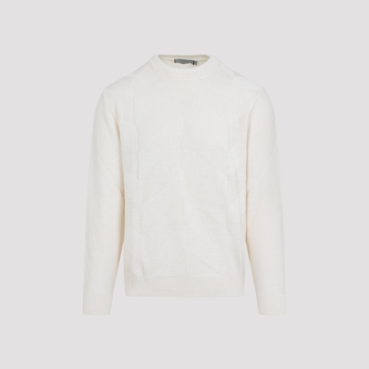 Canali Sweater - Bianco | 62b6c25d57073f13ed94dda9493d15d7e00b23c8