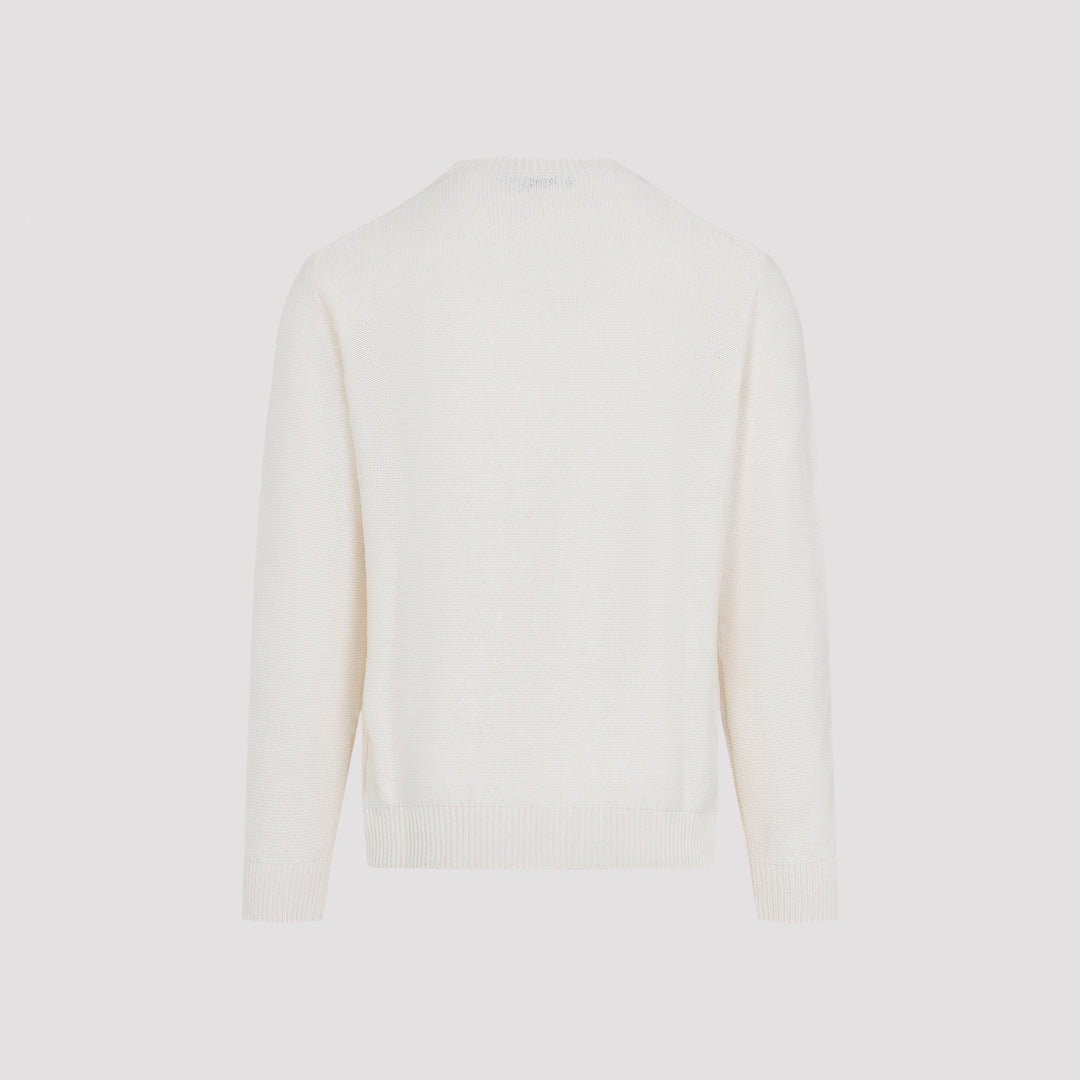 Canali Sweater - Bianco | 642a424c319ce8ab493eefceb676fef4dd12e11e