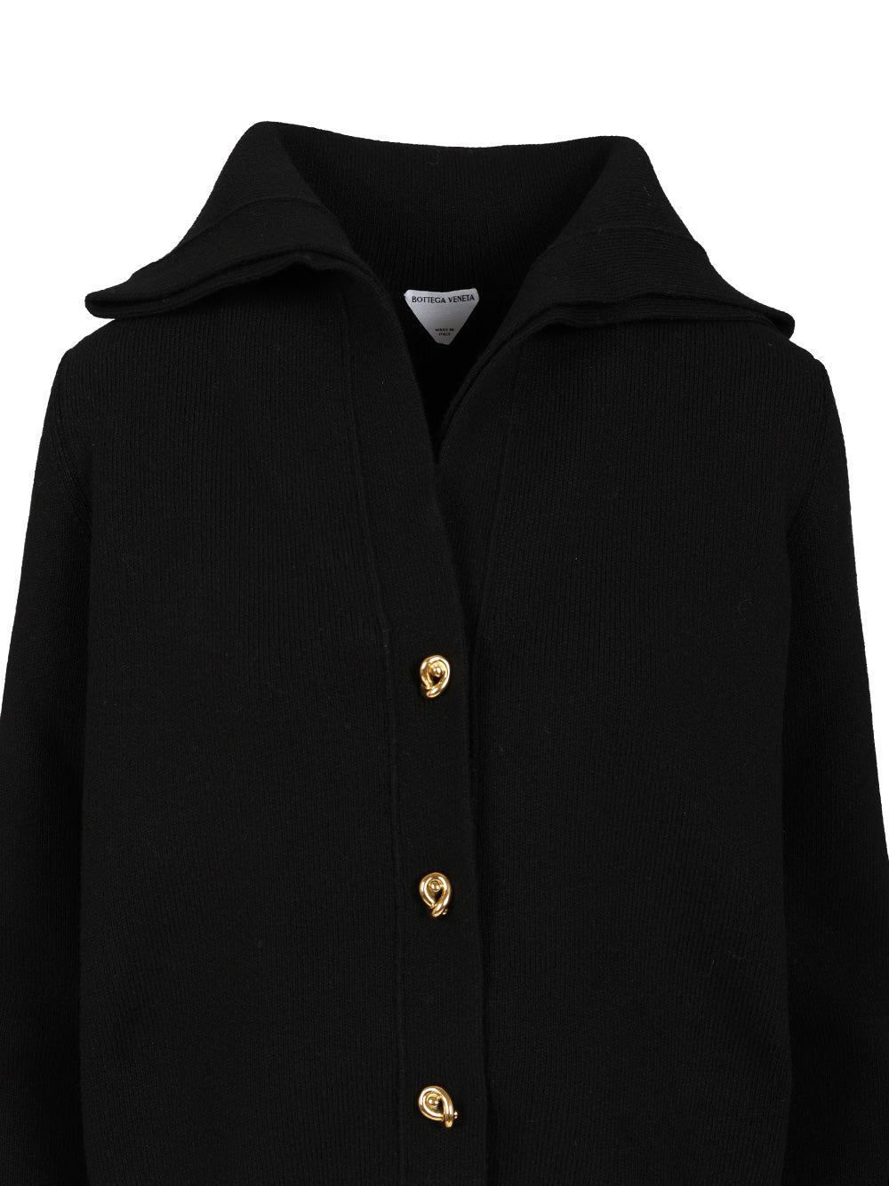 Bottega Veneta Compact Wool Cardigan Knitwear - Nero | 31edc07b5f42845ecf3e98fb51cb0bdd2ba8d541