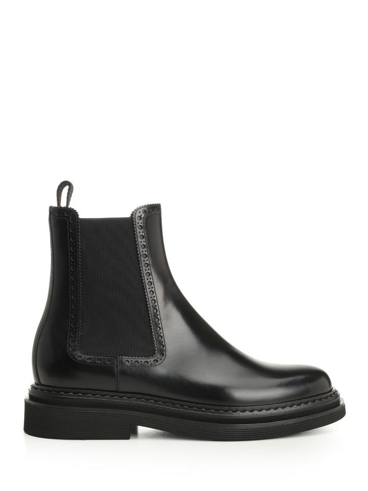 Dolce & Gabbana Brushed Calfskin Ankle Boots - Nero | 90c2b8106a7ca93288f74180a6895e0a6f19dac8
