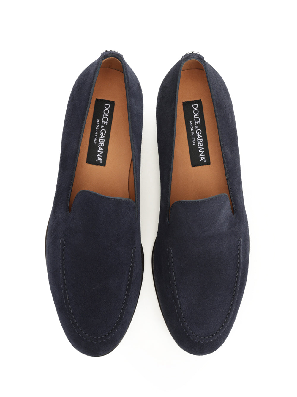 Dolce & Gabbana Suede Moccasin Scarpe basse - Blu | 999e70b02e25241f44759dc12f9334661580e1ba