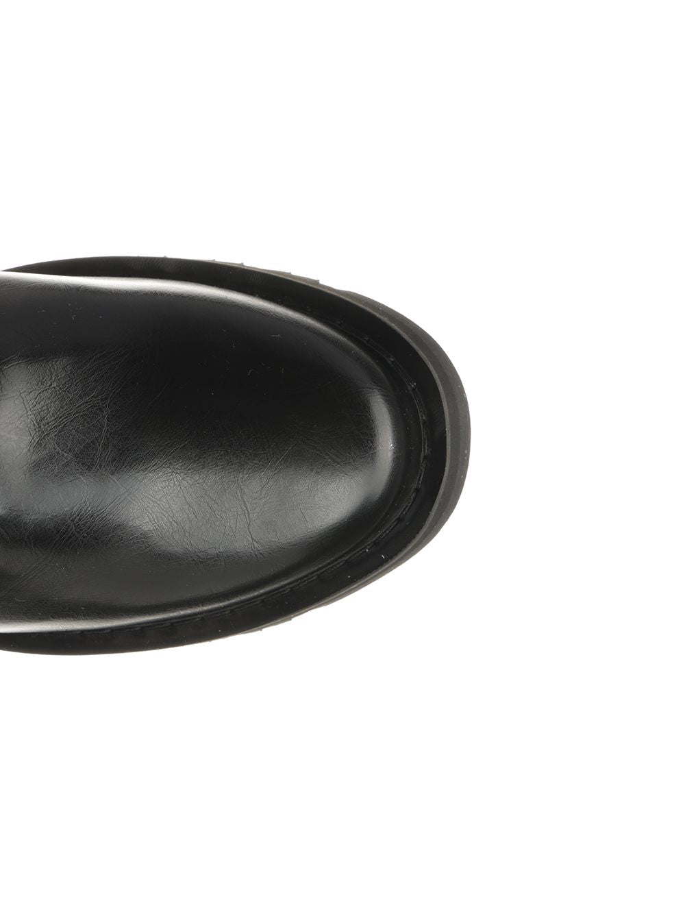 Ganni Studs High Boot Crinkle Oleatex Boots - Nero | 5587ff4b0effdc83030e9d4ed901b23ed350a2a9