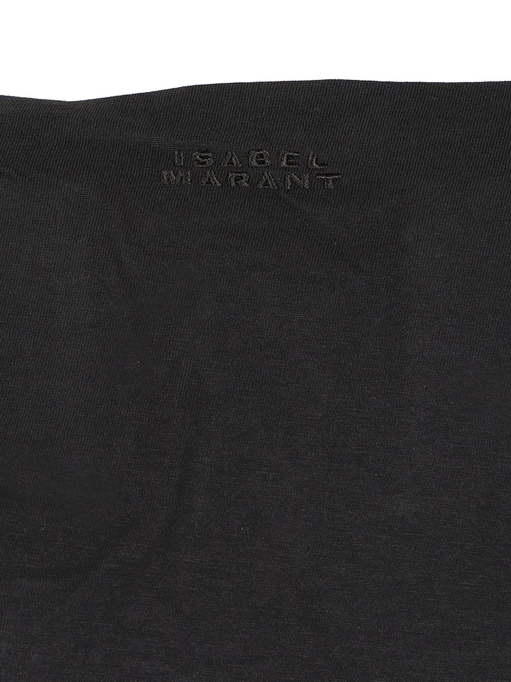Isabel Marant Sebani Asymmetrical T-Shirt Top - Nero | e7077360a28ecb89cad2dd5fa8da1d25160872c7