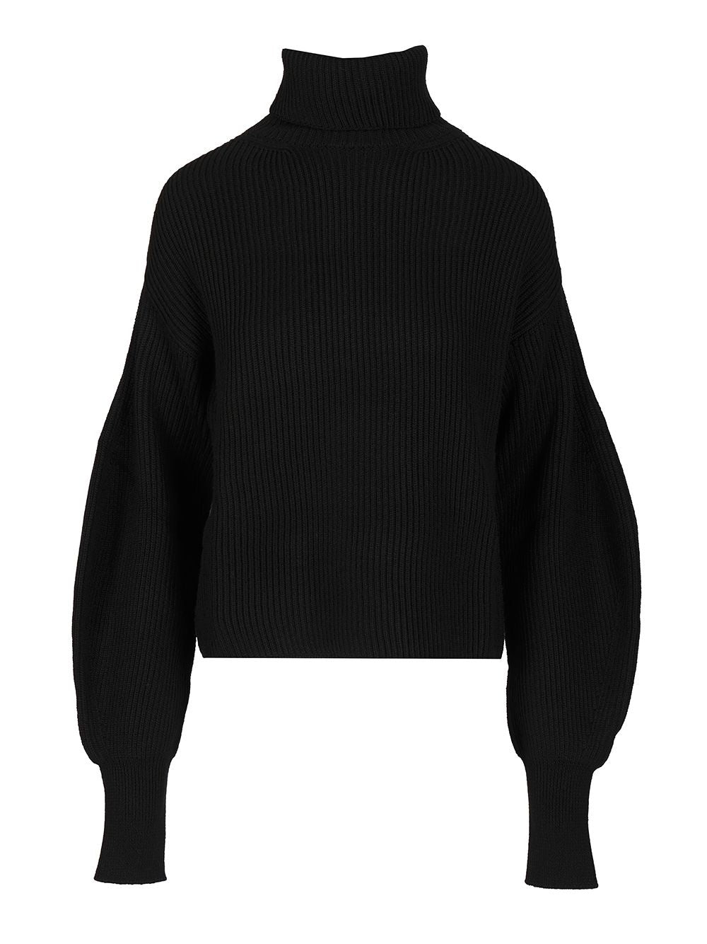P.A.R.O.S.H. Oversized Turtleneck Sweater Knitwear - Nero | 9c9b80e1a47111804a6b706223fc73ba27409f9b