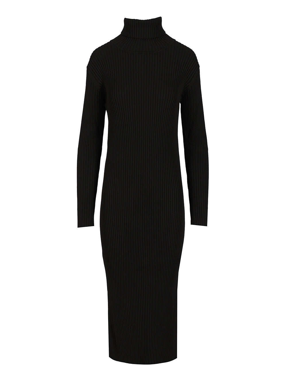 P.A.R.O.S.H. Midi Dress Knitwear - Nero | 49e63b9807037e5e1ac0b3a410e0a943299056f4