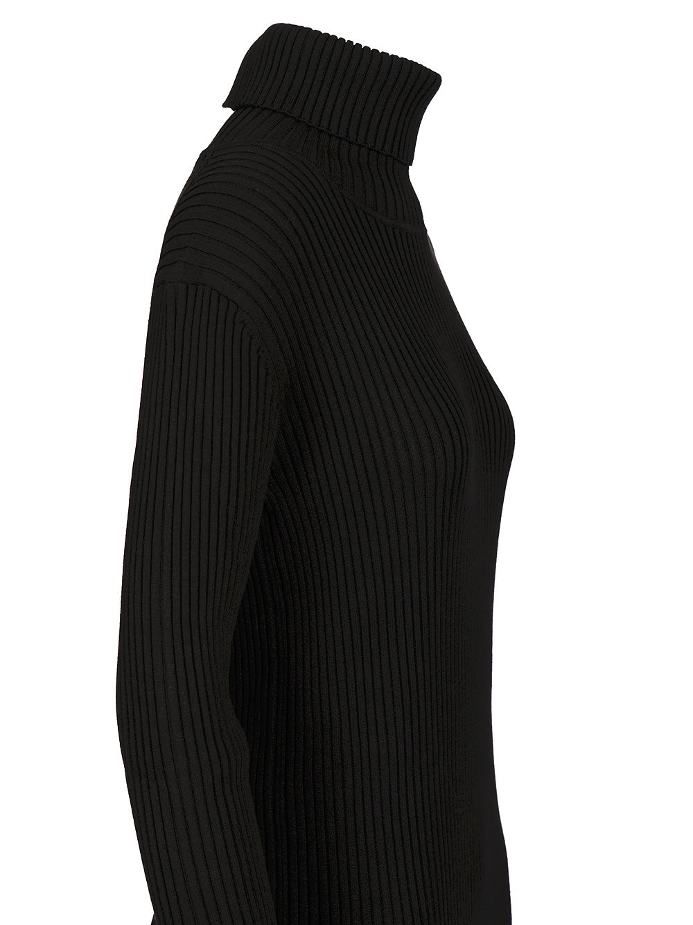 P.A.R.O.S.H. Midi Dress Knitwear - Nero | 951656a507fcbd003801129a78245a7be82e2b56