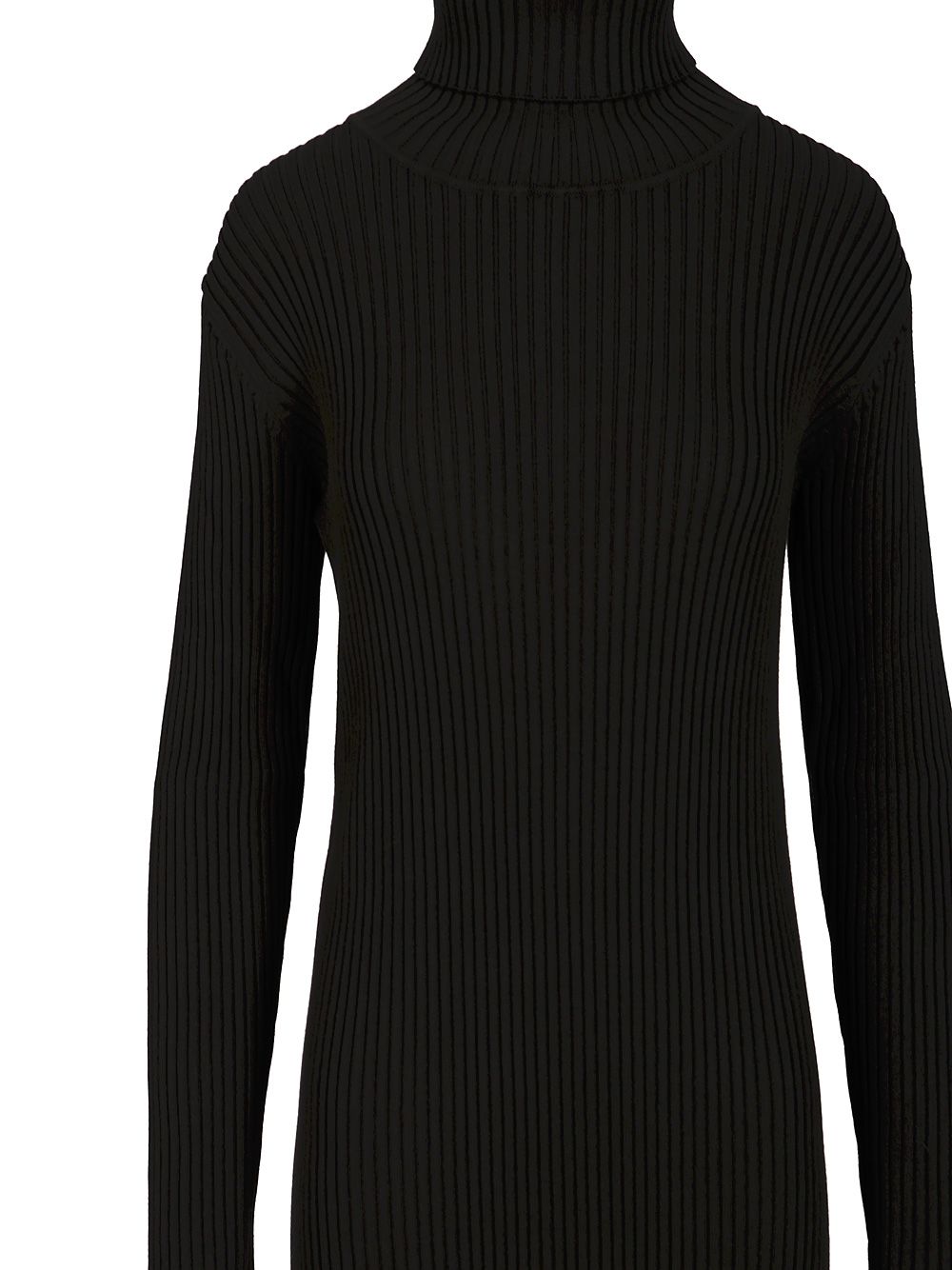 P.A.R.O.S.H. Midi Dress Knitwear - Nero | 05423be15a115c03b117577dfab578a977309b7f