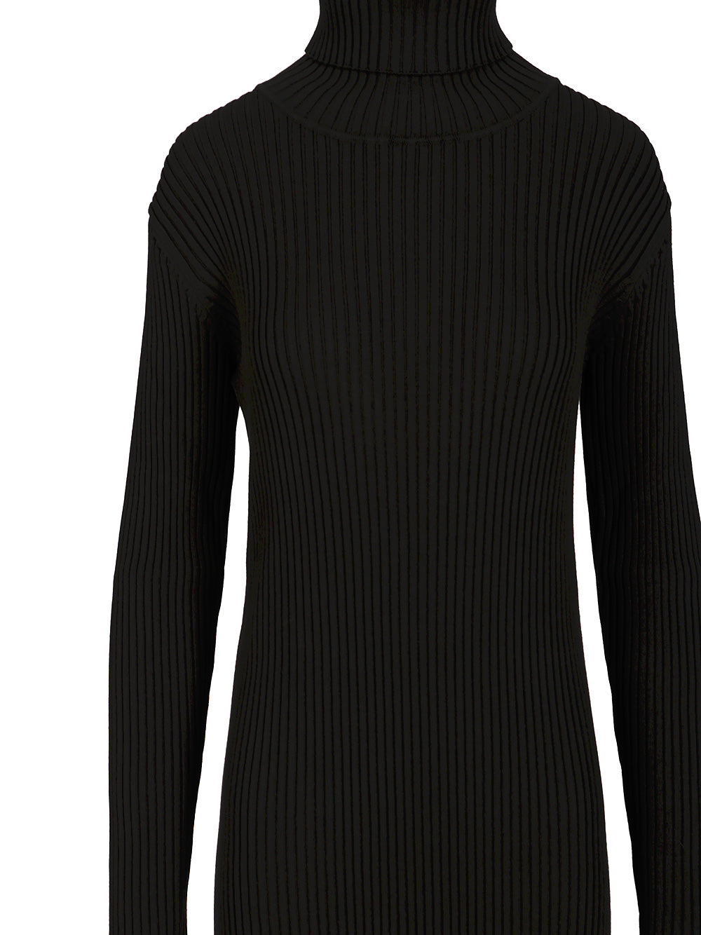 P.A.R.O.S.H. Midi Dress Knitwear - Nero | 2e9ffcb5c9b12baa56b6b1b76c29f53e56828307