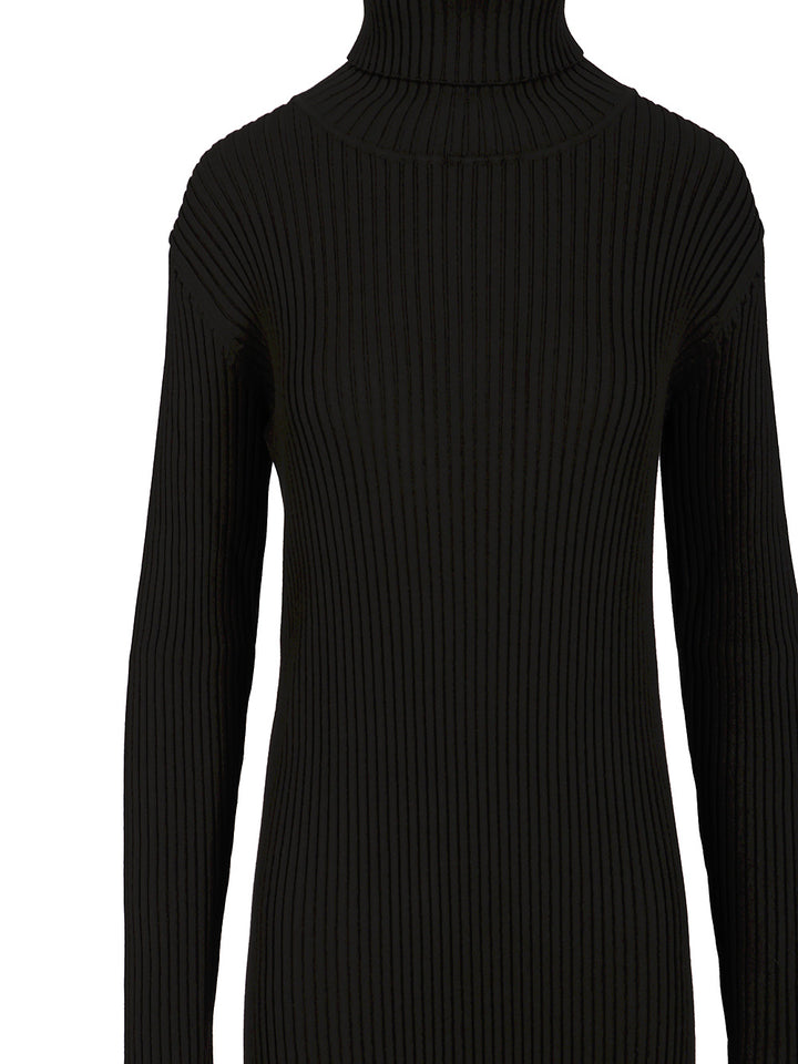 P.A.R.O.S.H. Midi Dress Knitwear - Nero | 2e9ffcb5c9b12baa56b6b1b76c29f53e56828307