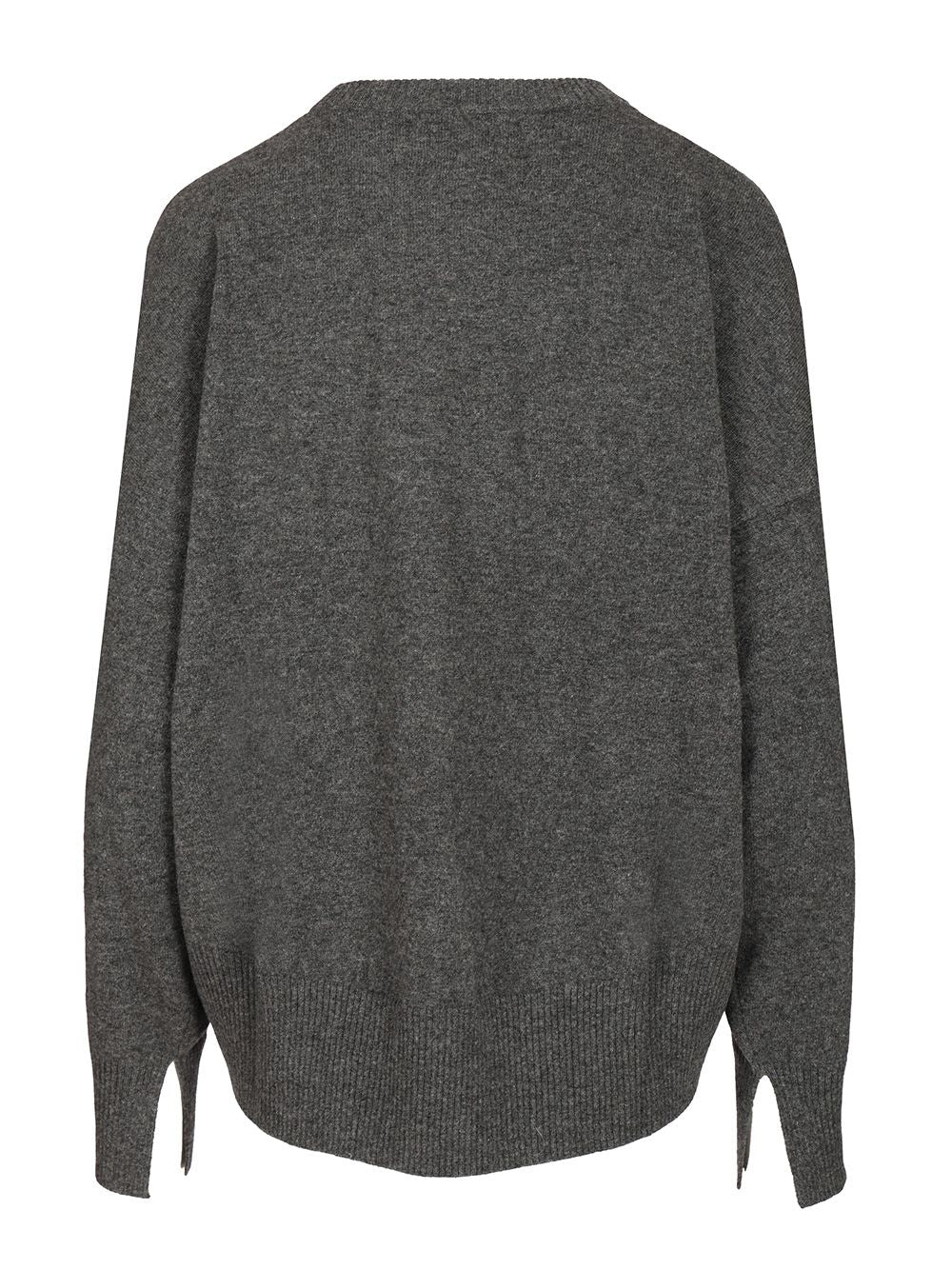 Loulou De Saison Anaa Lds Knitwear - Grey | e32aae3bd71647512bde2235322eb4960182af70