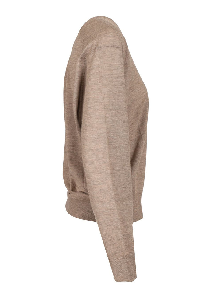 Loulou De Saison Julio Knitwear - Beige | 47bd543c7414b0776374d08966ceaaee72049790