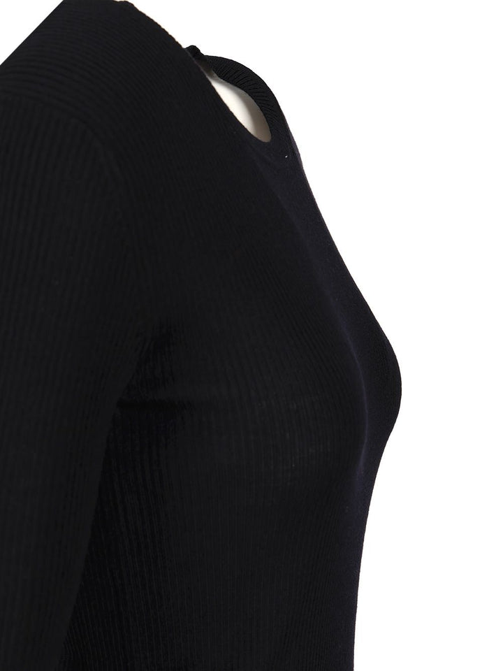 P.A.R.O.S.H. Half Sleeve Sweater Knitwear - Blu | f5c38587d4a1b0b909c9938a7749548a242696ea